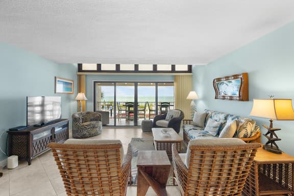 Tropical & Elegantly Updated Oceanfront Townhome